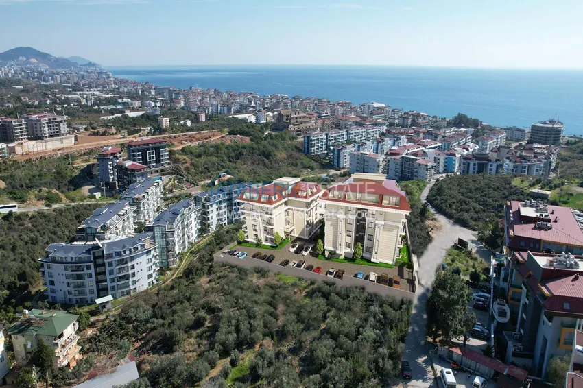 Apartments from a developer with sea views in Kestel — a prestigious complex under construction 1