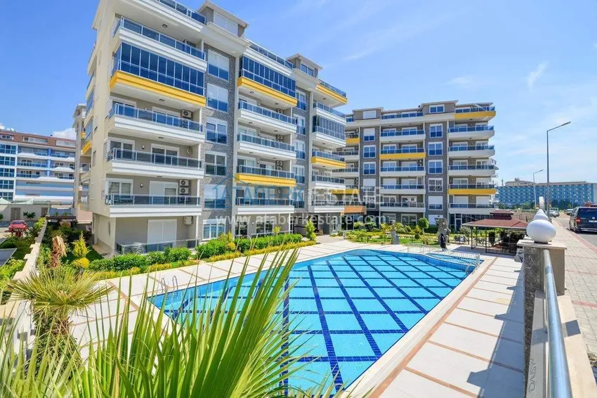 2+1 apartment in Alanya, Kestel district — furnished and with sea views 1 