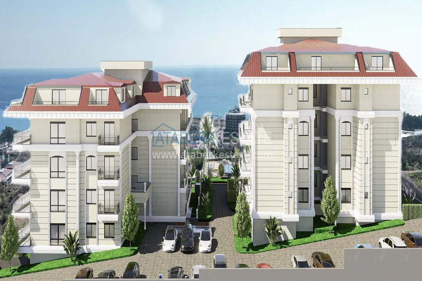 Apartments from a developer with sea views in Kestel — a prestigious complex under construction 11