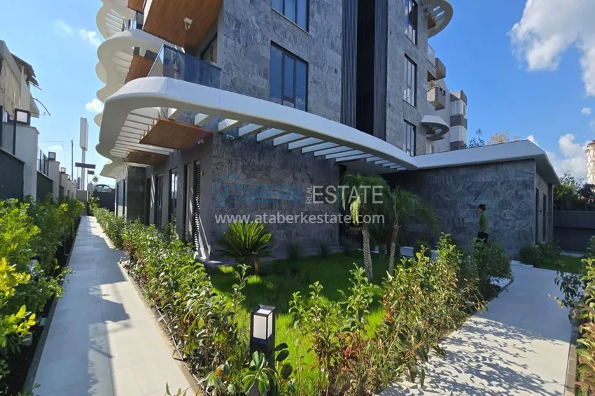 Apartment 1+1 with sea view on the first line in Kestel - 47 m², unfurnished, premium complex 15 