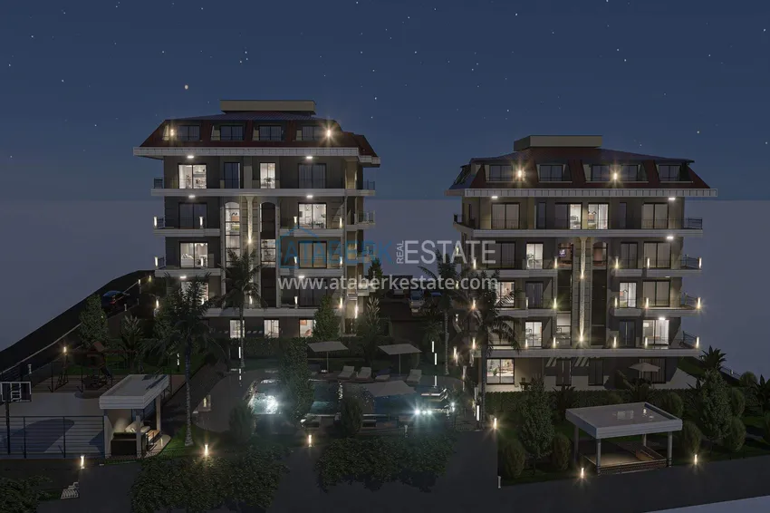 Apartments from a developer with sea views in Kestel — a prestigious complex under construction 19