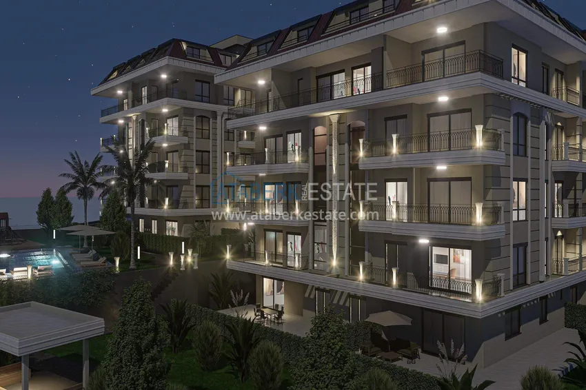 Apartments from a developer with sea views in Kestel — a prestigious complex under construction 20