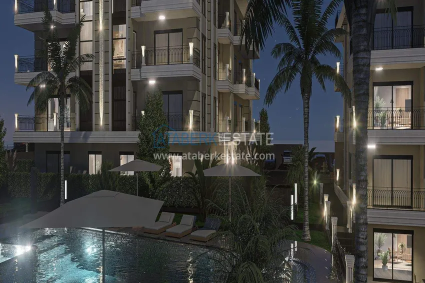 Apartments from a developer with sea views in Kestel — a prestigious complex under construction 22