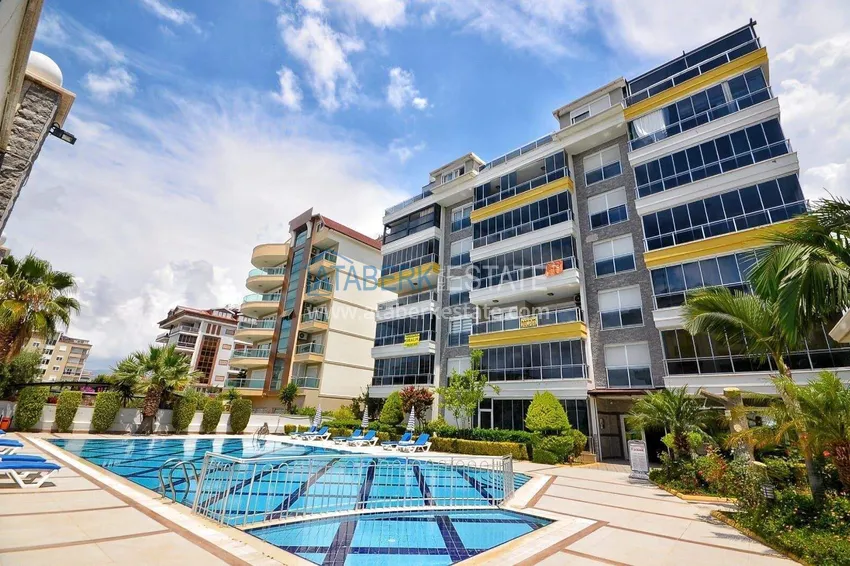 2+1 apartment in Alanya, Kestel district — furnished and with sea views 2 