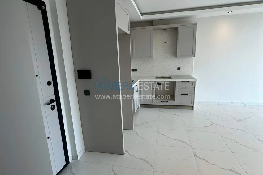 Purchase  Apartment 1+1 with sea view on the first line in Kestel - 47 m², unfurnished, premium complex 3 