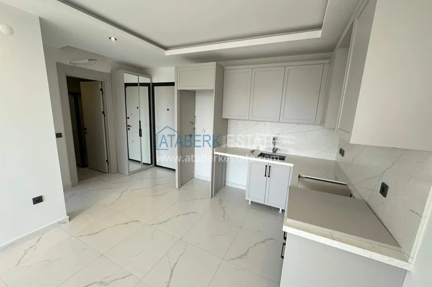 Purchase  Apartment 1+1 with sea view on the first line in Kestel - 47 m², unfurnished, premium complex 4 