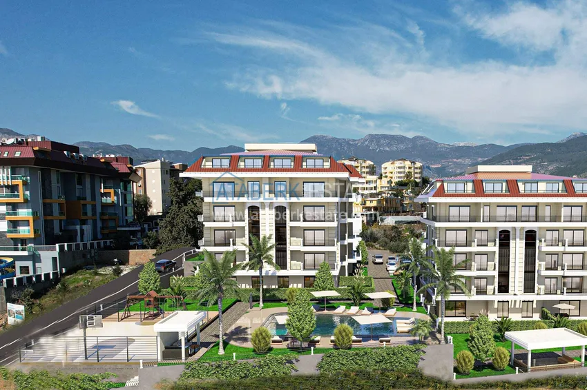 Apartments from a developer with sea views in Kestel — a prestigious complex under construction 5