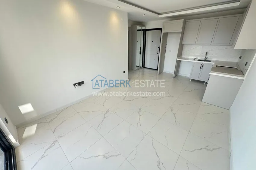 Purchase  Apartment 1+1 with sea view on the first line in Kestel - 47 m², unfurnished, premium complex 6 