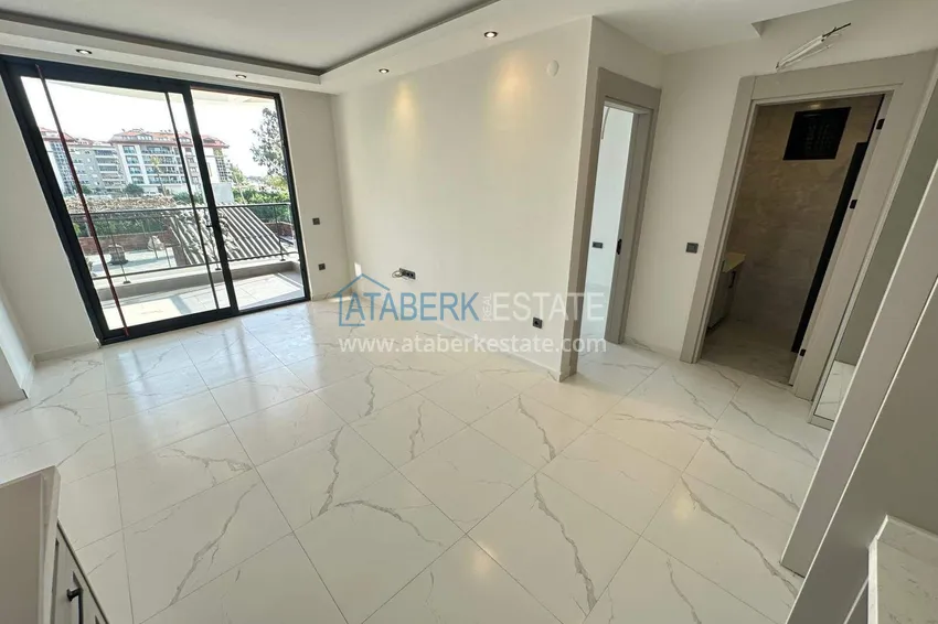 Purchase  Apartment 1+1 with sea view on the first line in Kestel - 47 m², unfurnished, premium complex 7 