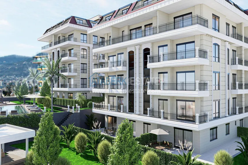 Apartments from a developer with sea views in Kestel — a prestigious complex under construction 8