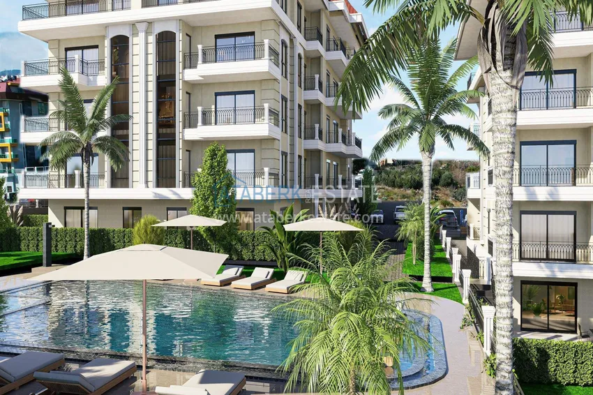 Apartments from a developer with sea views in Kestel — a prestigious complex under construction 9