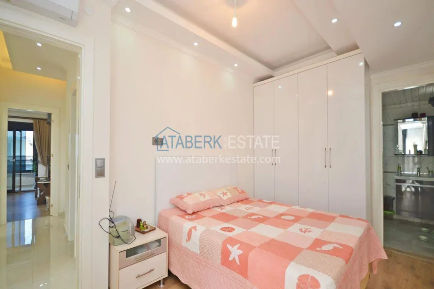 Purchase  Penthouse duplex 3+1 in Oba, Alanya — furniture, separate kitchen, glazed balcony  11 