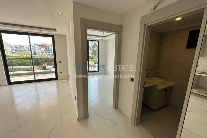 Purchase  Apartment 1+1 with sea view on the first line in Kestel - 47 m², unfurnished, premium complex 13 