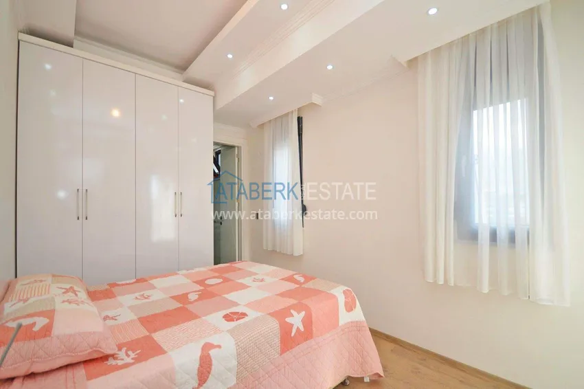 Purchase  Penthouse duplex 3+1 in Oba, Alanya — furniture, separate kitchen, glazed balcony  12 