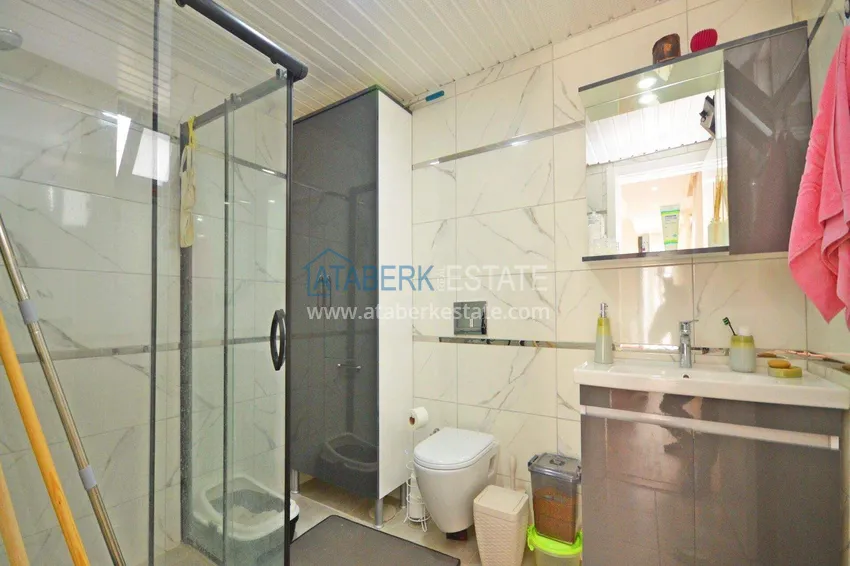 Purchase  Penthouse duplex 3+1 in Oba, Alanya — furniture, separate kitchen, glazed balcony  13 