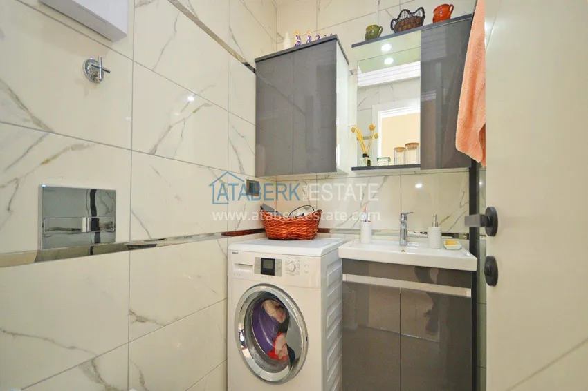 Purchase  Penthouse duplex 3+1 in Oba, Alanya — furniture, separate kitchen, glazed balcony  18 