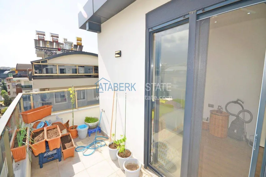 Purchase  Penthouse duplex 3+1 in Oba, Alanya — furniture, separate kitchen, glazed balcony  20 