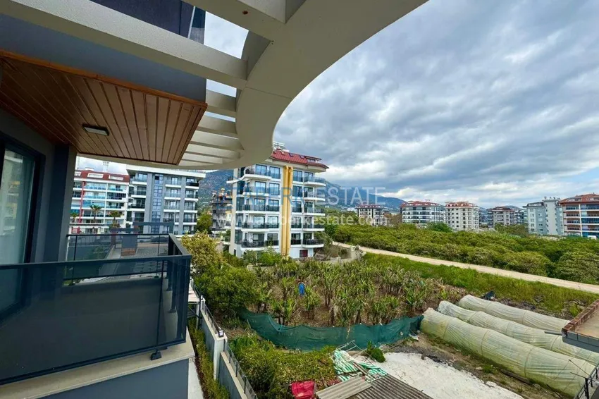 Purchase  Apartment 1+1 with sea view on the first line in Kestel - 47 m², unfurnished, premium complex 23 