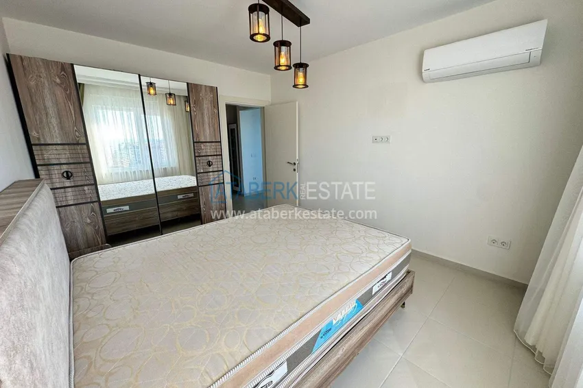 Purchase 1+1 apartment in Mahmutlar — new furniture, 70 m², glazed balcony, sea and mountain views 10 