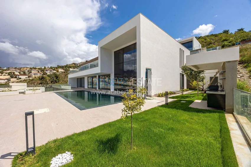 Premium 4+1 villa with panoramic views in Kargicak - fully furnished, suitable for citizenship  13 