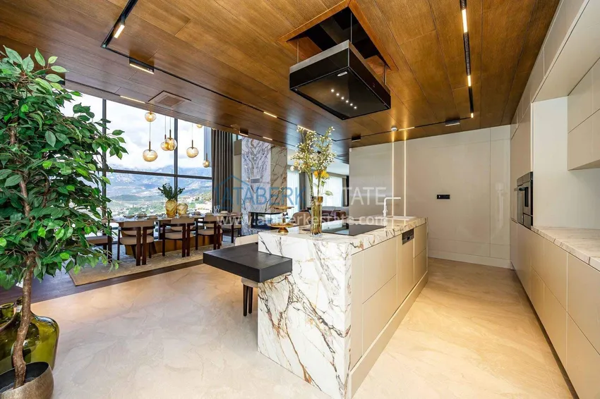 Purchase  Premium 4+1 villa with panoramic views in Kargicak - fully furnished, suitable for citizenship  16 