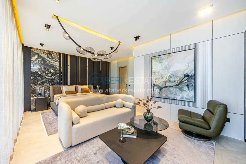 Purchase  Premium 4+1 villa with panoramic views in Kargicak - fully furnished, suitable for citizenship  18 