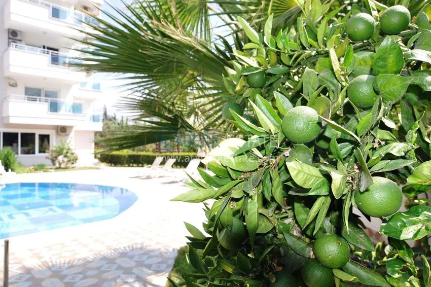 1+1 apartment in Mahmutlar — new furniture, 70 m², glazed balcony, sea and mountain views 15 