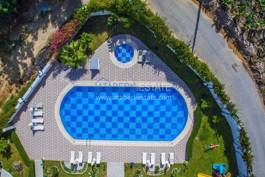 Purchase 1+1 apartment in Mahmutlar — new furniture, 70 m², glazed balcony, sea and mountain views 15 