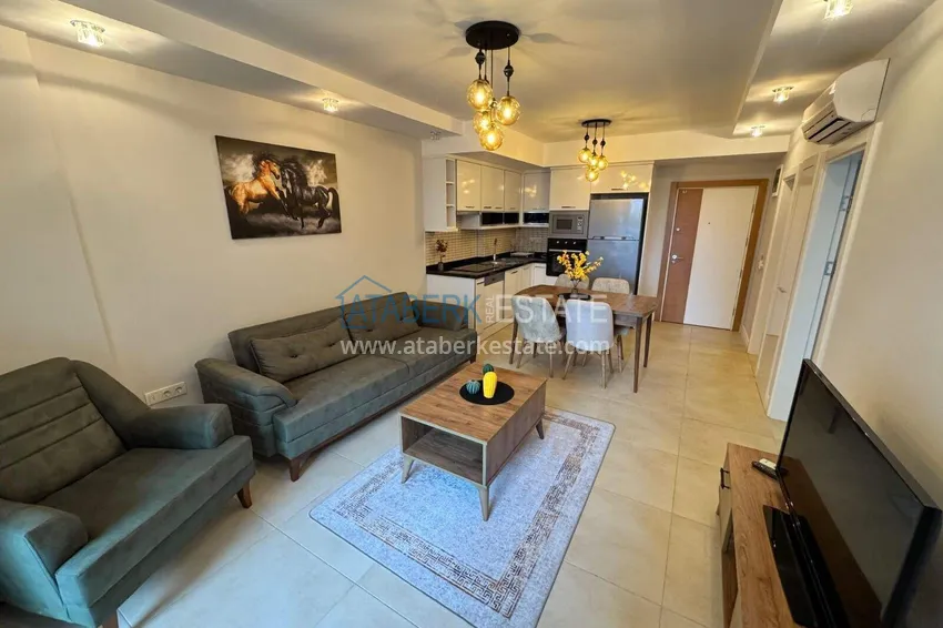 Purchase 1+1 apartment in Cikcilli - 75 m², furnished, glazed balcony 1 