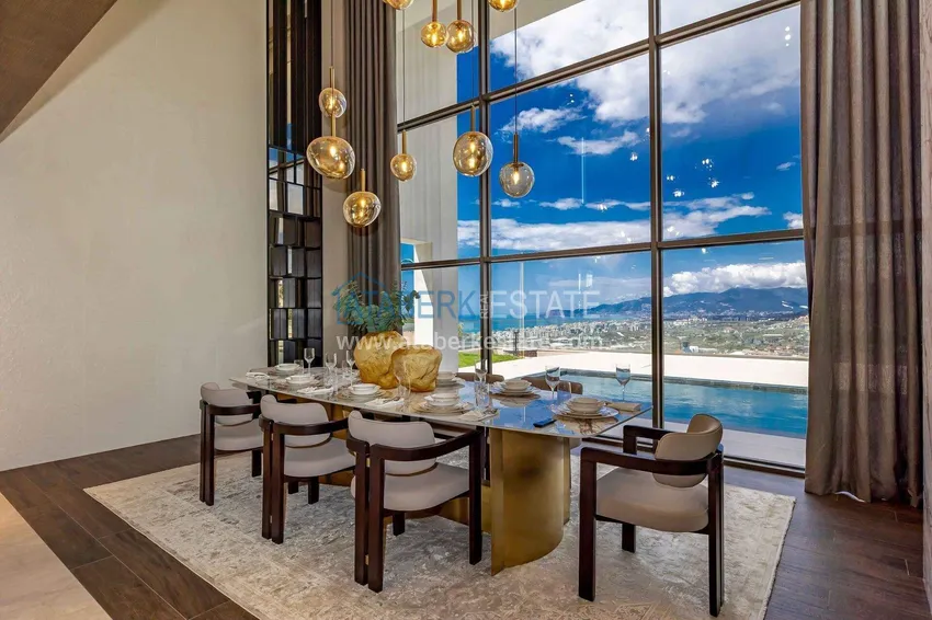 Purchase  Premium 4+1 villa with panoramic views in Kargicak - fully furnished, suitable for citizenship  3 