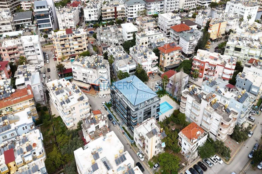 Short-term rent - 2+1 penthouse in the center of Alanya, Cleopatra beach area No. 13 3 