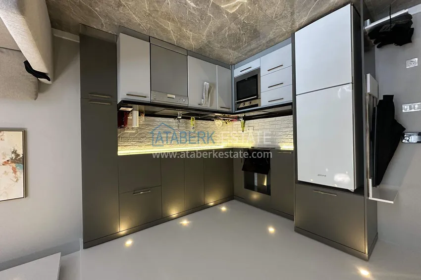 Purchase 1+1 apartment in the center of Alanya, Keykubat beach area - furnished, suitable for a residence permit 3 