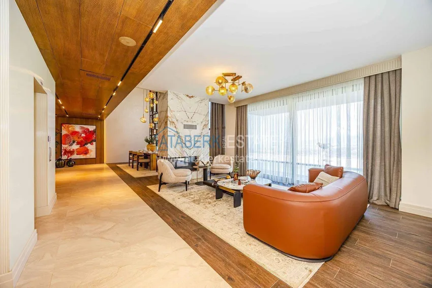 Purchase  Premium 4+1 villa with panoramic views in Kargicak - fully furnished, suitable for citizenship  5 