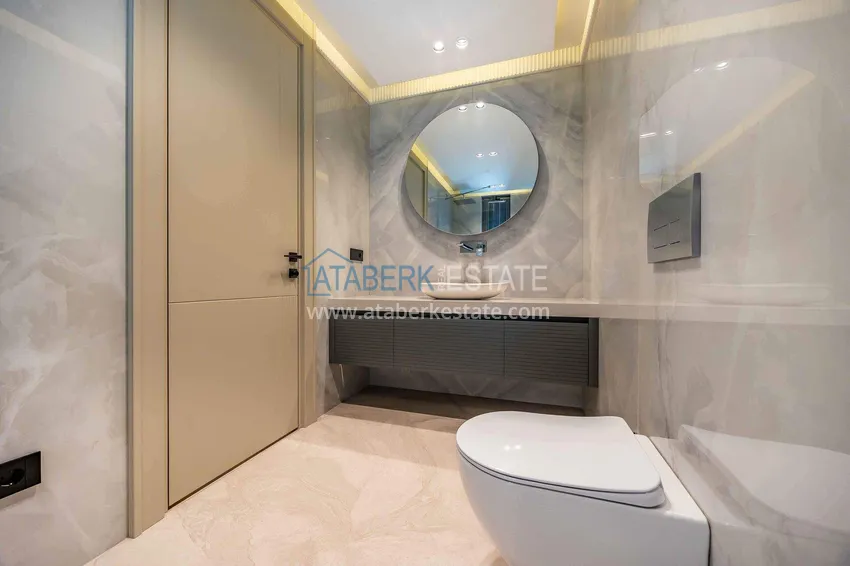 Purchase  Premium 4+1 villa with panoramic views in Kargicak - fully furnished, suitable for citizenship  42 