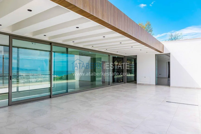 Purchase  Premium 4+1 villa with panoramic views in Kargicak - fully furnished, suitable for citizenship  44 