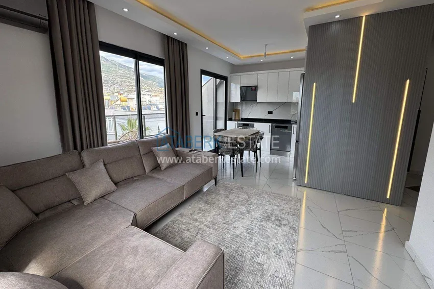 Purchase  Short-term rent - 2+1 penthouse in the center of Alanya, Cleopatra beach area No. 13 4 