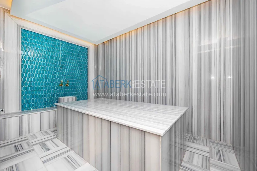 Purchase  Premium 4+1 villa with panoramic views in Kargicak - fully furnished, suitable for citizenship  51 