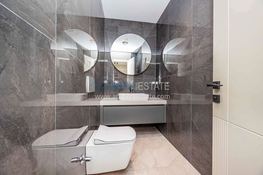 Purchase  Premium 4+1 villa with panoramic views in Kargicak - fully furnished, suitable for citizenship  57 