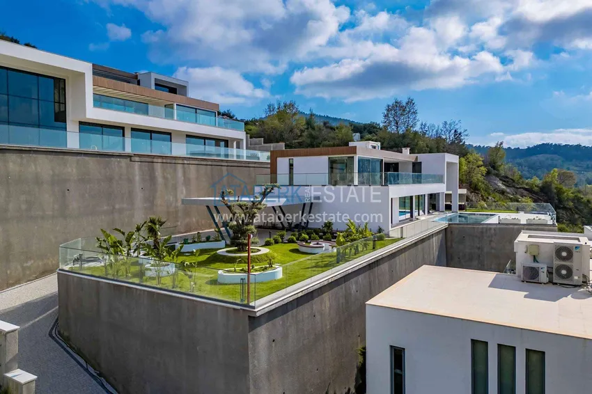 Premium 4+1 villa with panoramic views in Kargicak - fully furnished, suitable for citizenship  7 
