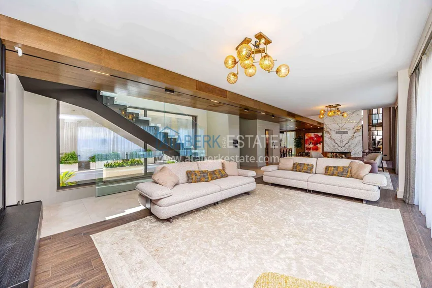 Purchase  Premium 4+1 villa with panoramic views in Kargicak - fully furnished, suitable for citizenship  11 