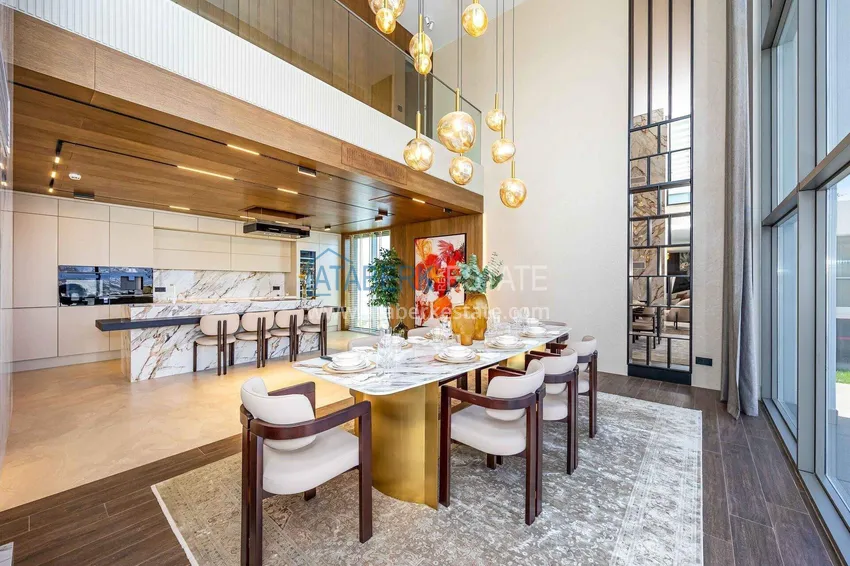 Purchase  Premium 4+1 villa with panoramic views in Kargicak - fully furnished, suitable for citizenship  13 