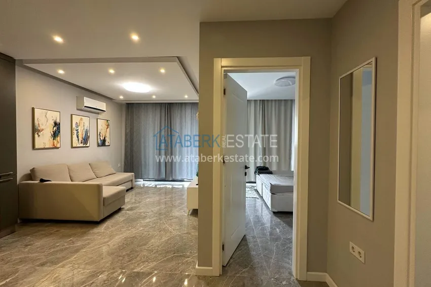 Purchase  1+1 apartment in the center of Alanya, Keykubat beach area - furnished, suitable for a residence permit 1 