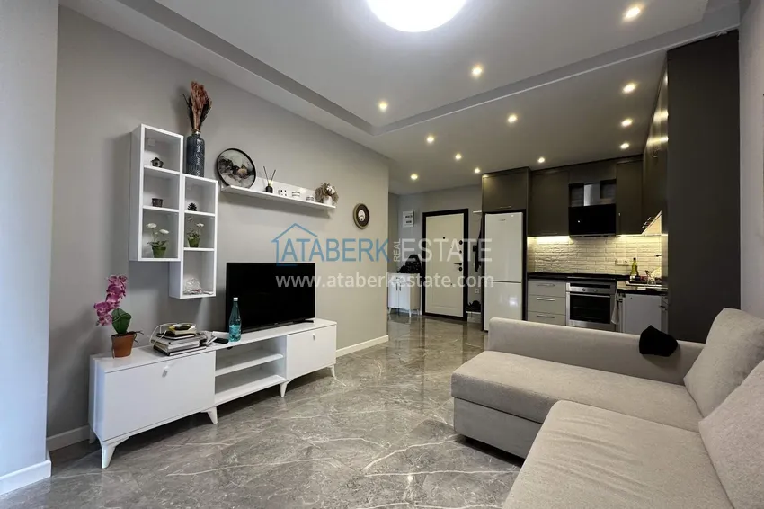 Purchase  1+1 apartment in the center of Alanya, Keykubat beach area - furnished, suitable for a residence permit 10 