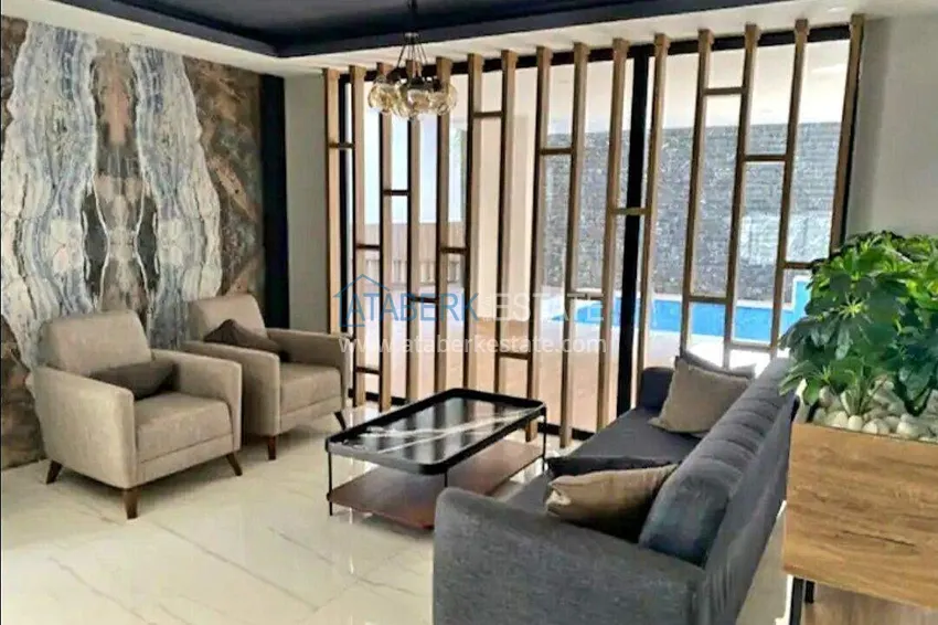 1+1 apartment in the center of Alanya, Keykubat beach area - furnished, suitable for a residence permit 10 