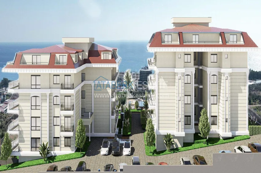Apartments from a developer with sea views in Kestel — a prestigious complex under construction 11 