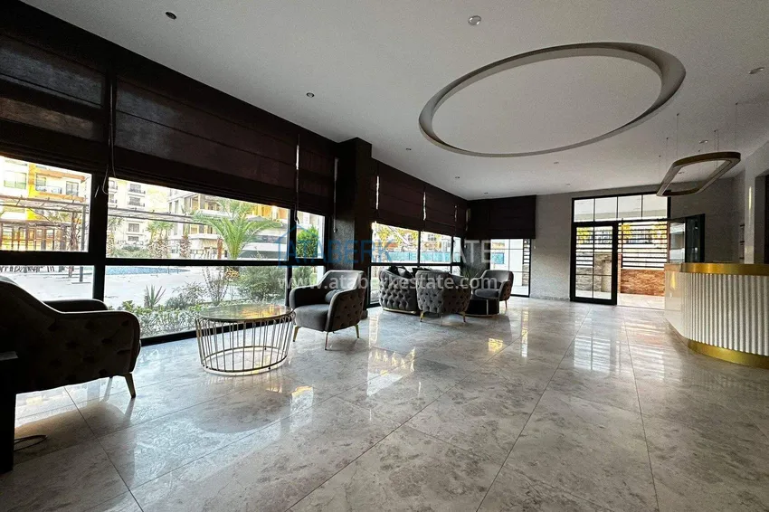 Apartment 2+1 on the beachfront in Kestel, overlooking the sea 11 