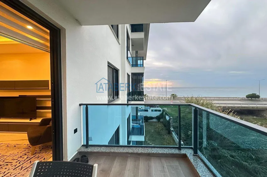 Purchase Apartment 2+1 on the beachfront in Kestel, overlooking the sea 11 