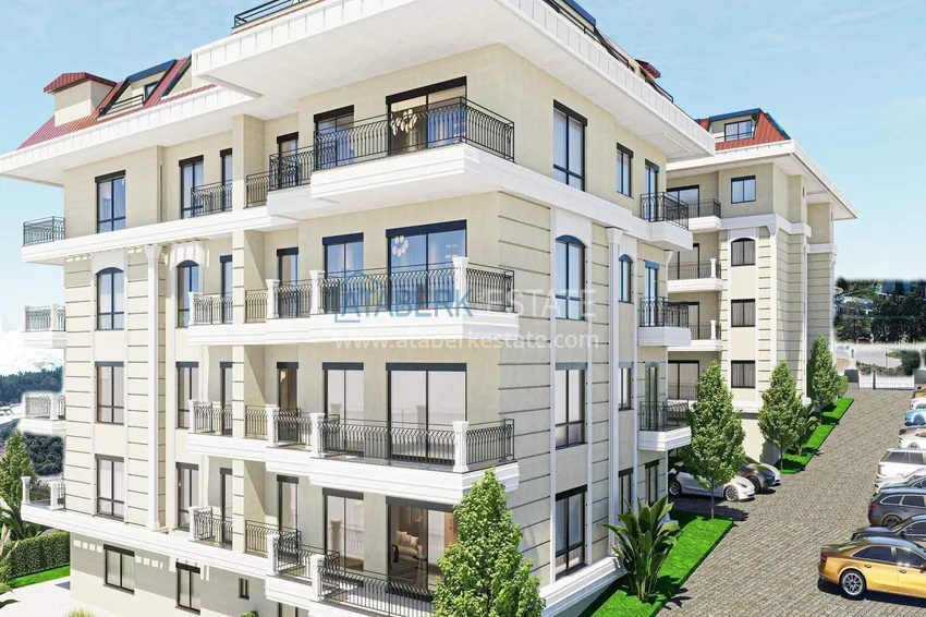 Apartments from a developer with sea views in Kestel — a prestigious complex under construction 12 