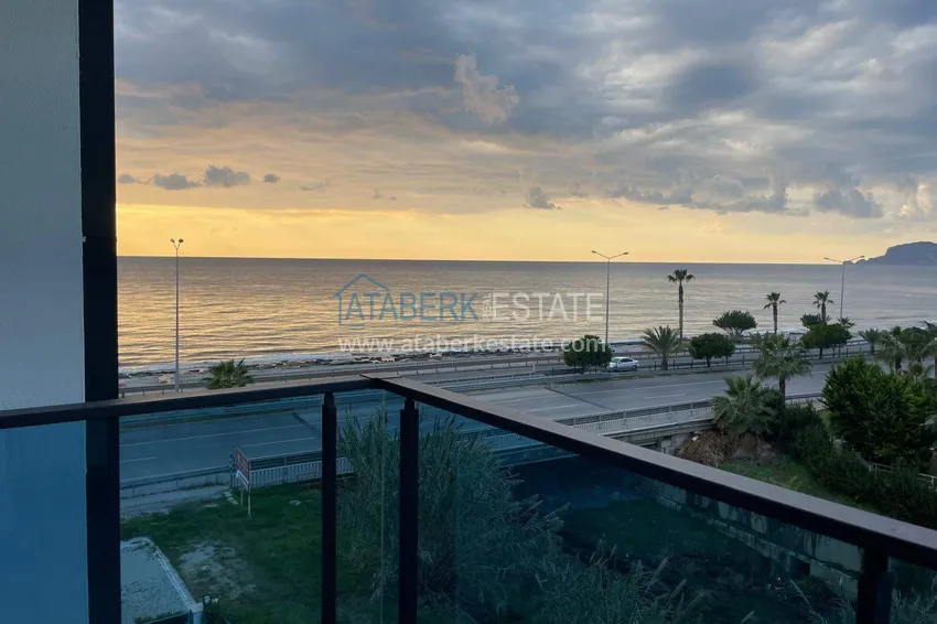 Purchase Apartment 2+1 on the beachfront in Kestel, overlooking the sea 13 