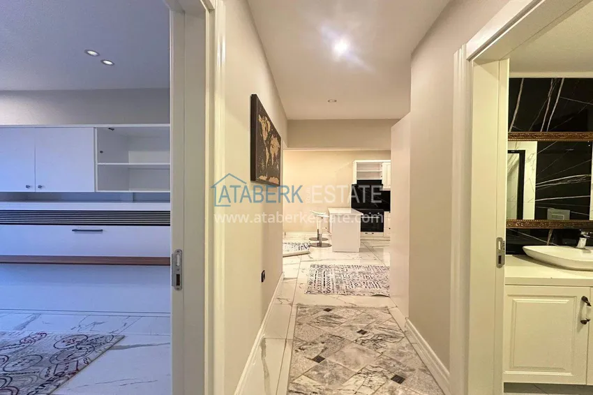 Purchase Apartment 2+1 on the beachfront in Kestel, overlooking the sea 14 